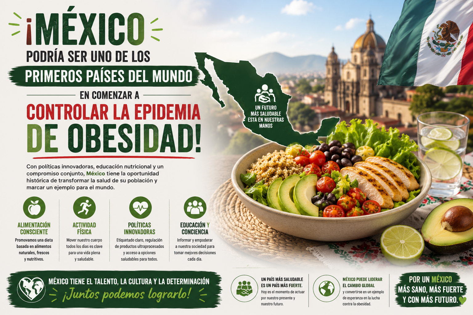 ¡México podría ser uno de los primeros países del mundo en comenzar a controlar la epidemia de obesidad!