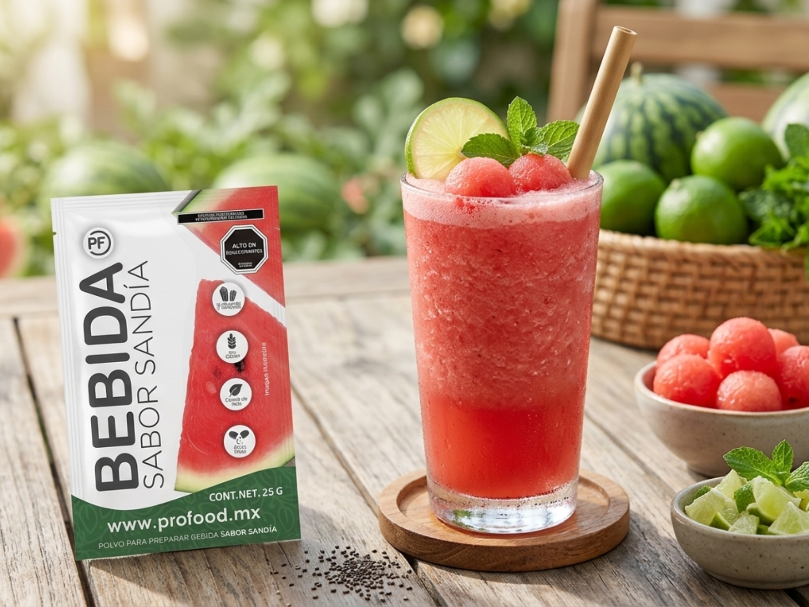 bebida sabor sandia