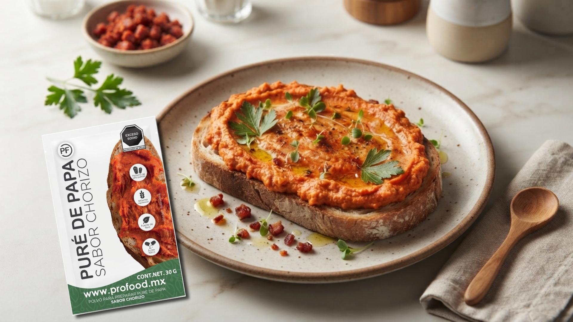 puré de chorizo