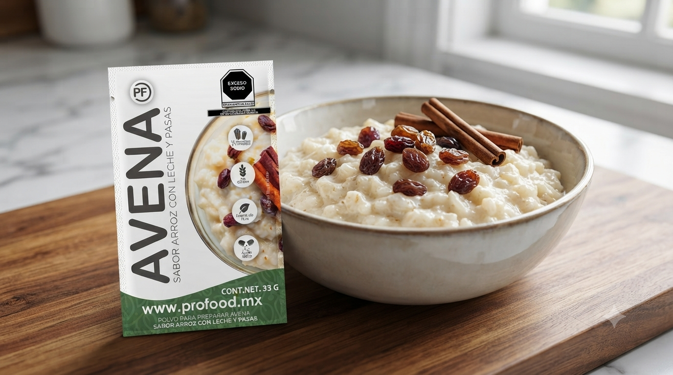 arroz con leche con canela y pasas