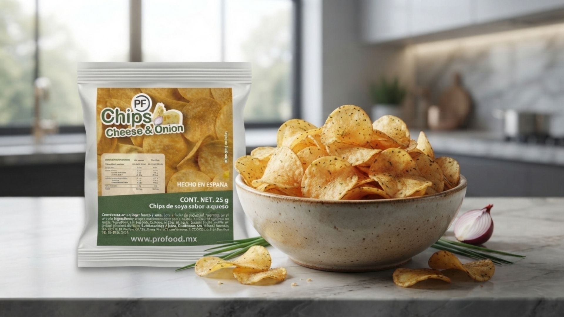 chips de soya sabor cheese & onion