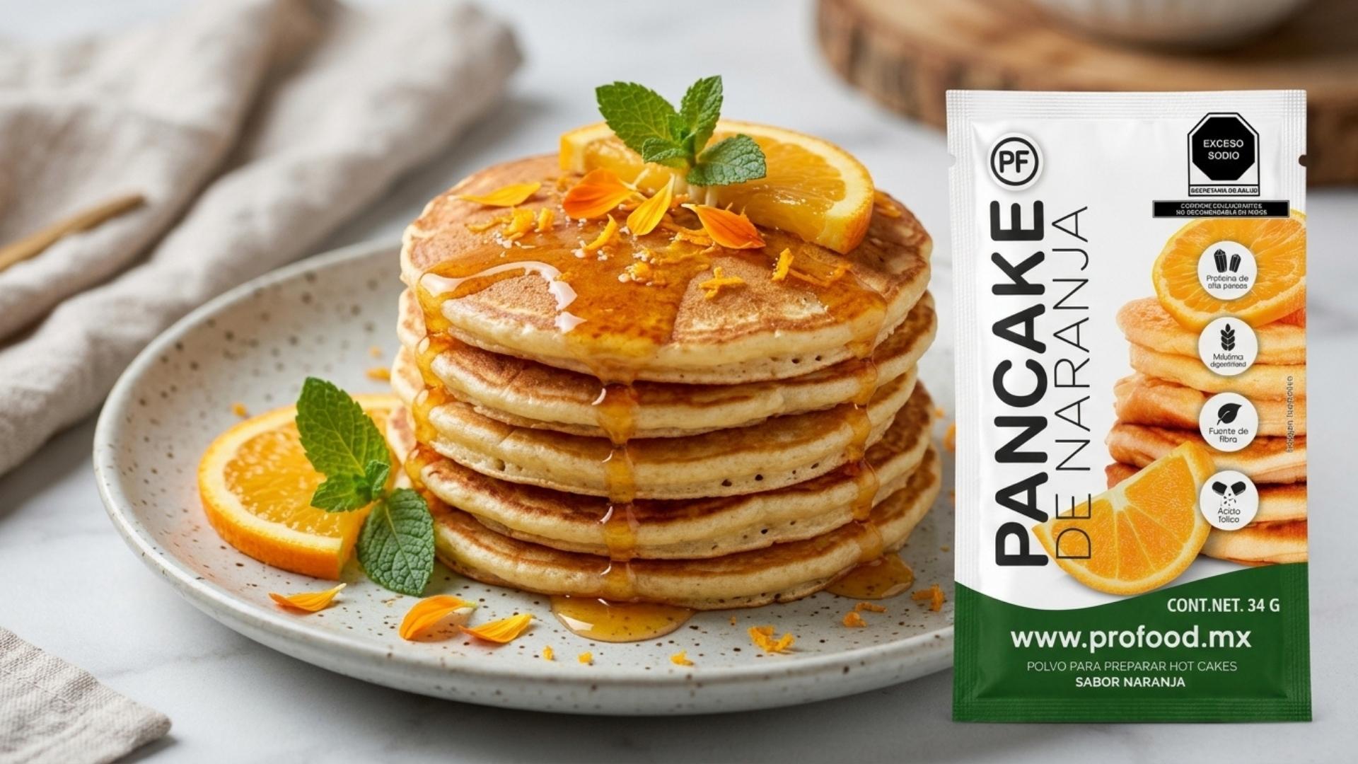 pancake naranja