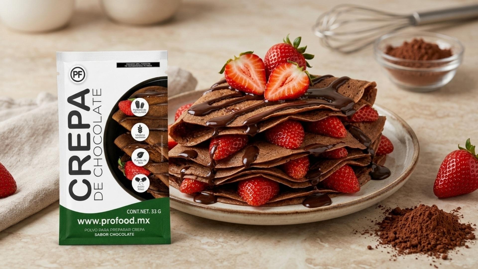 crepa sabor chocolate