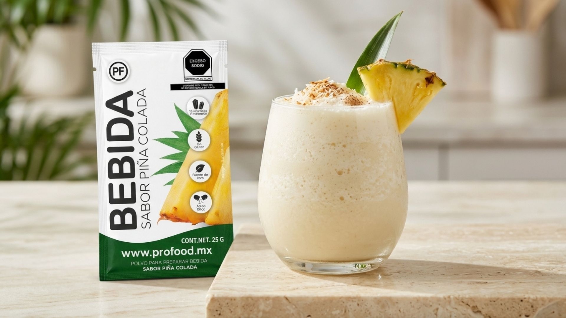 bebida sabor piña colada