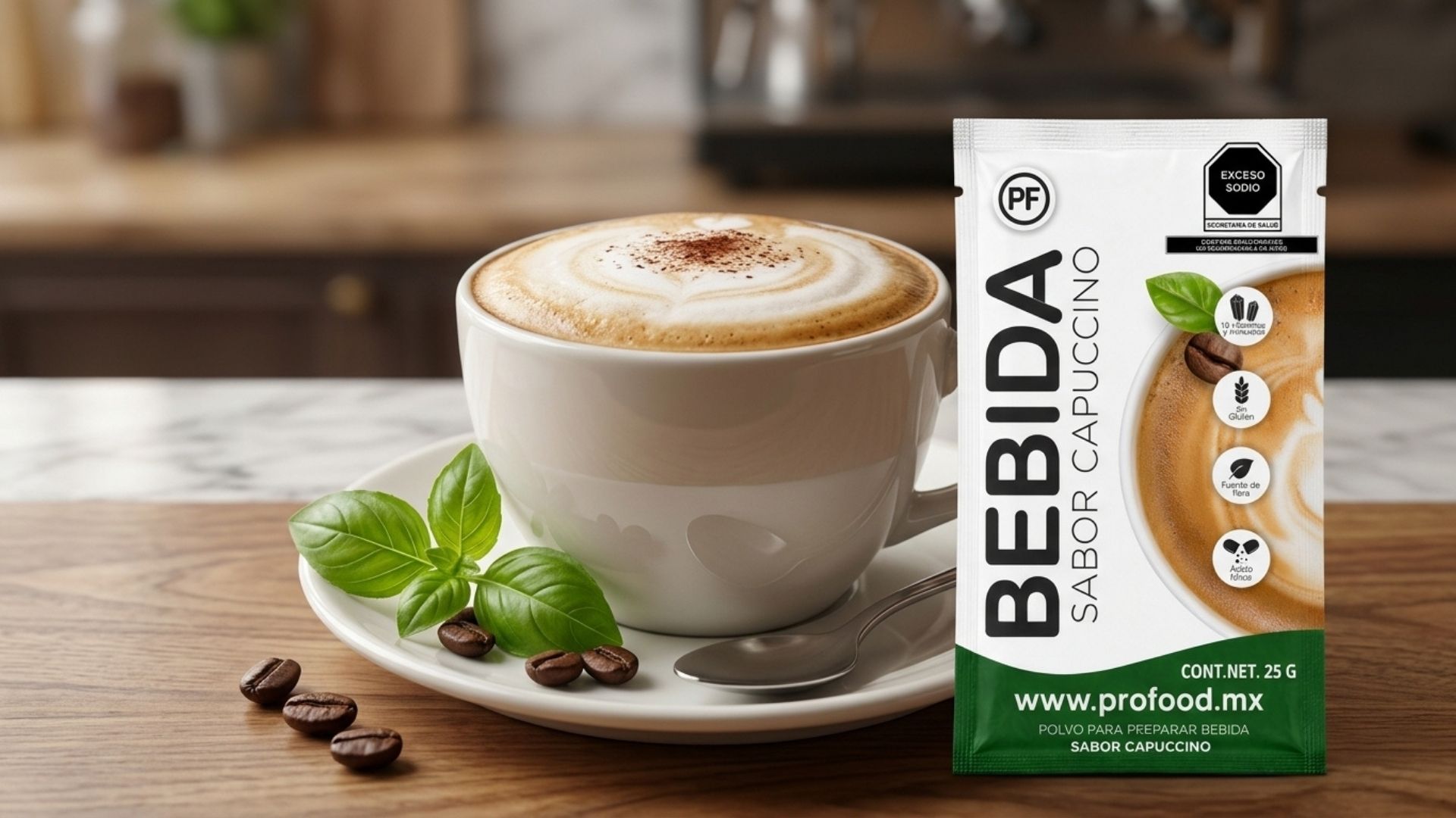 bebida sabor capuccino
