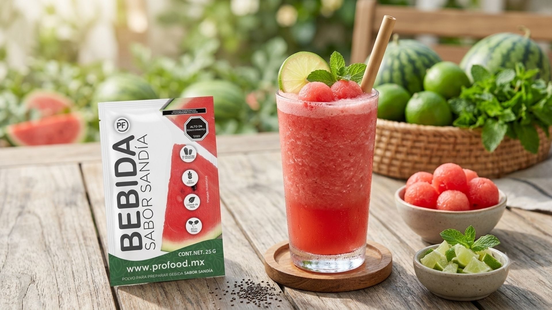 bebida sabor sandia