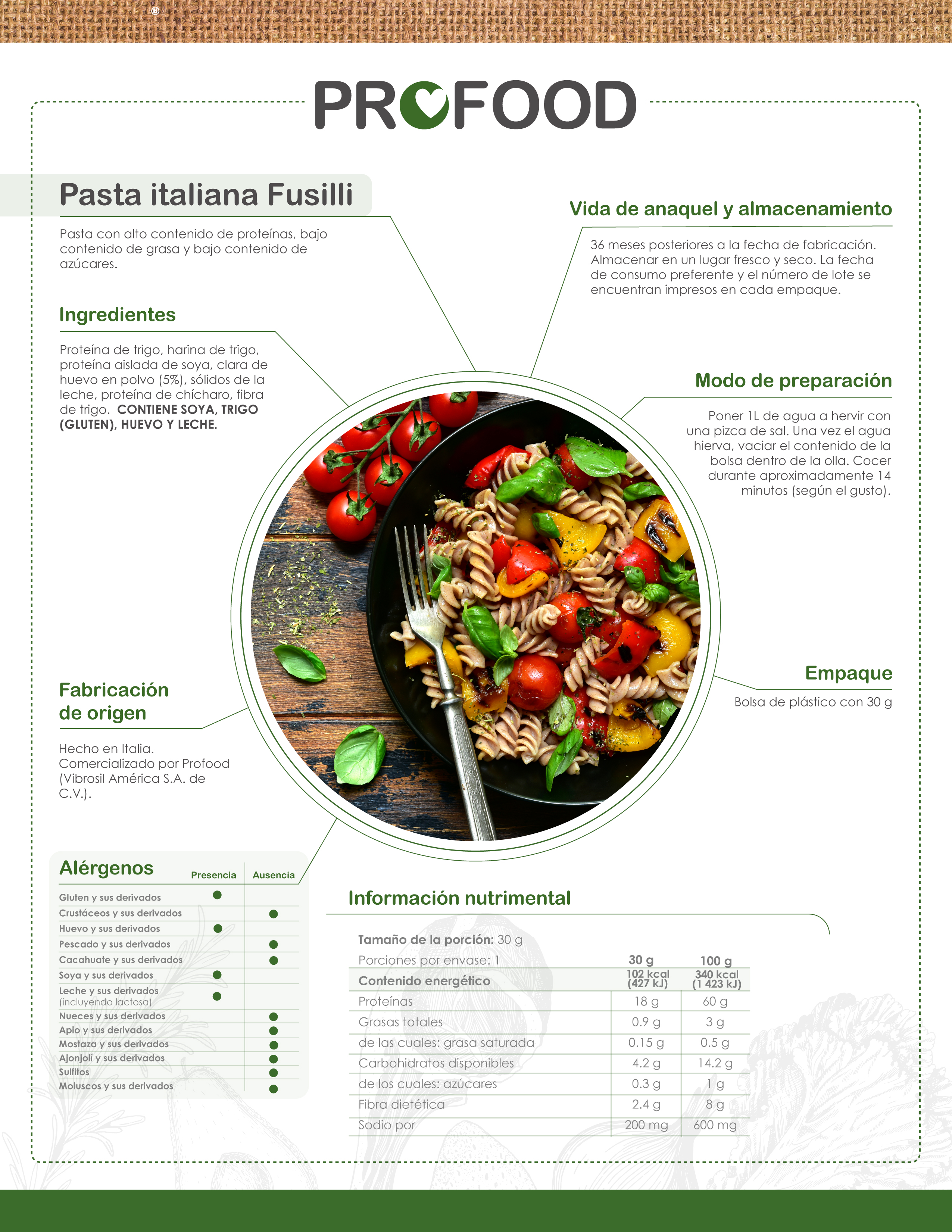 pasta Italiana fusilli