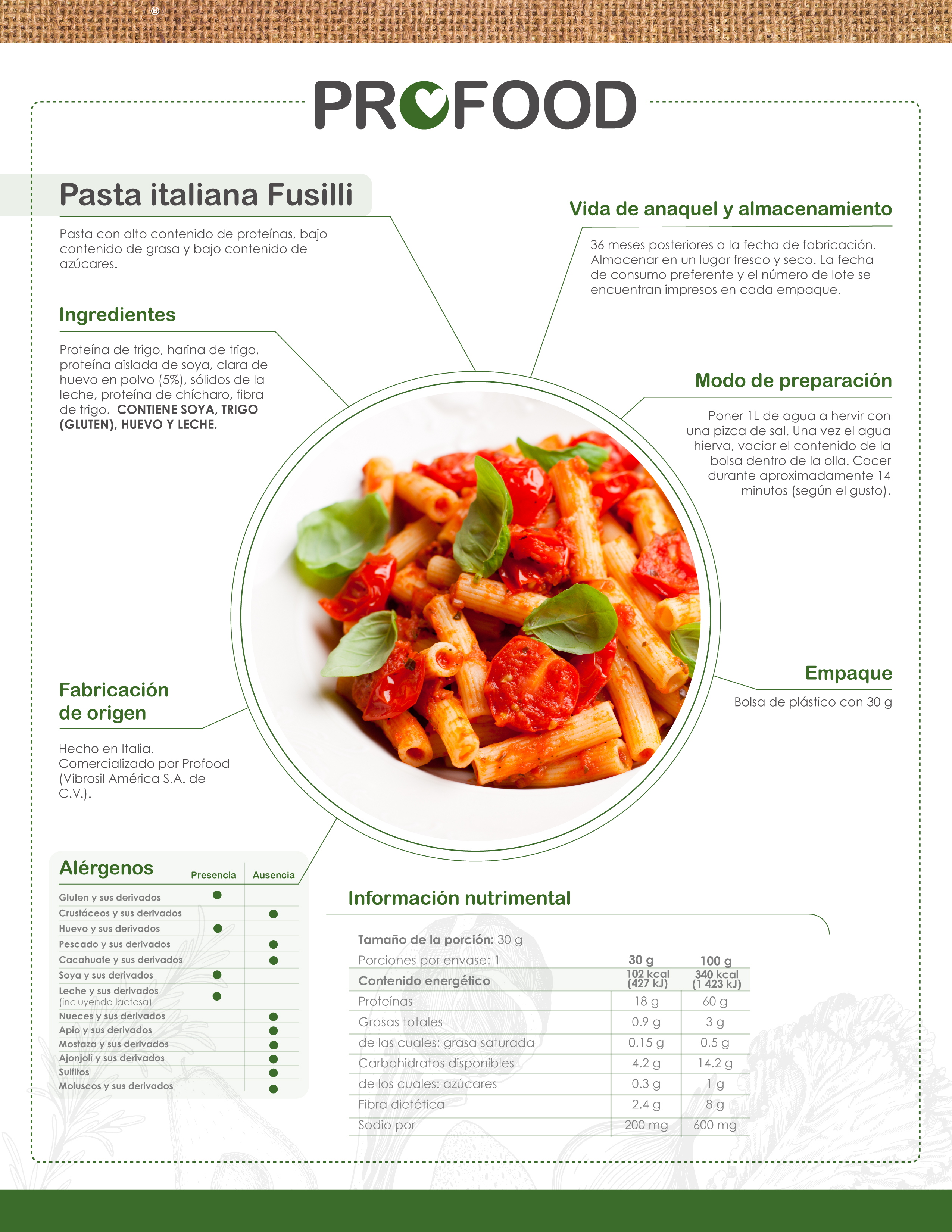 pasta Italiana macarrones