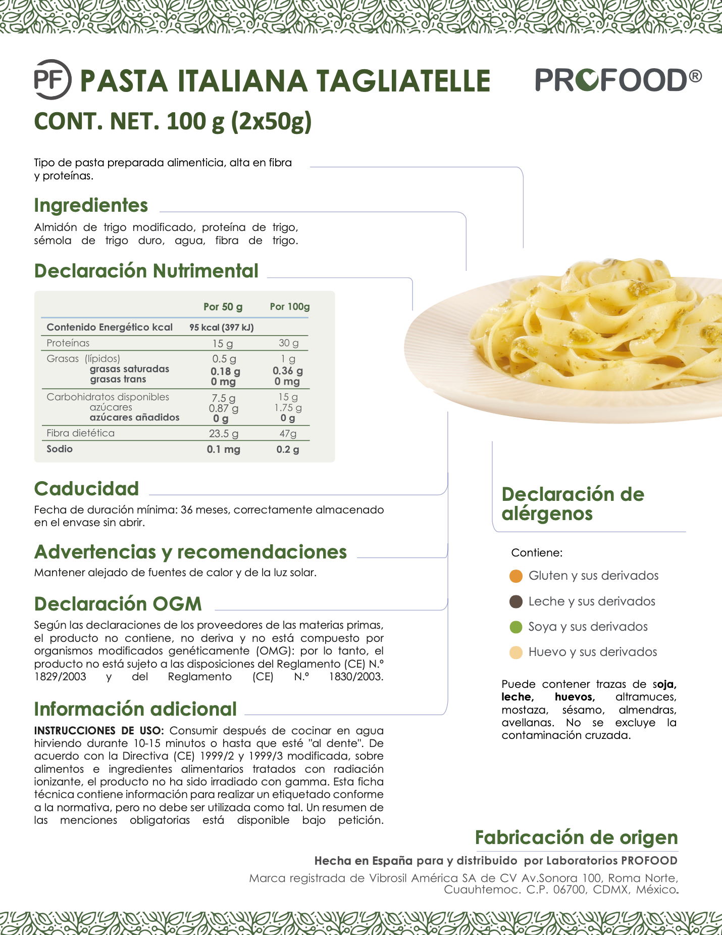 pasta tagliatelle