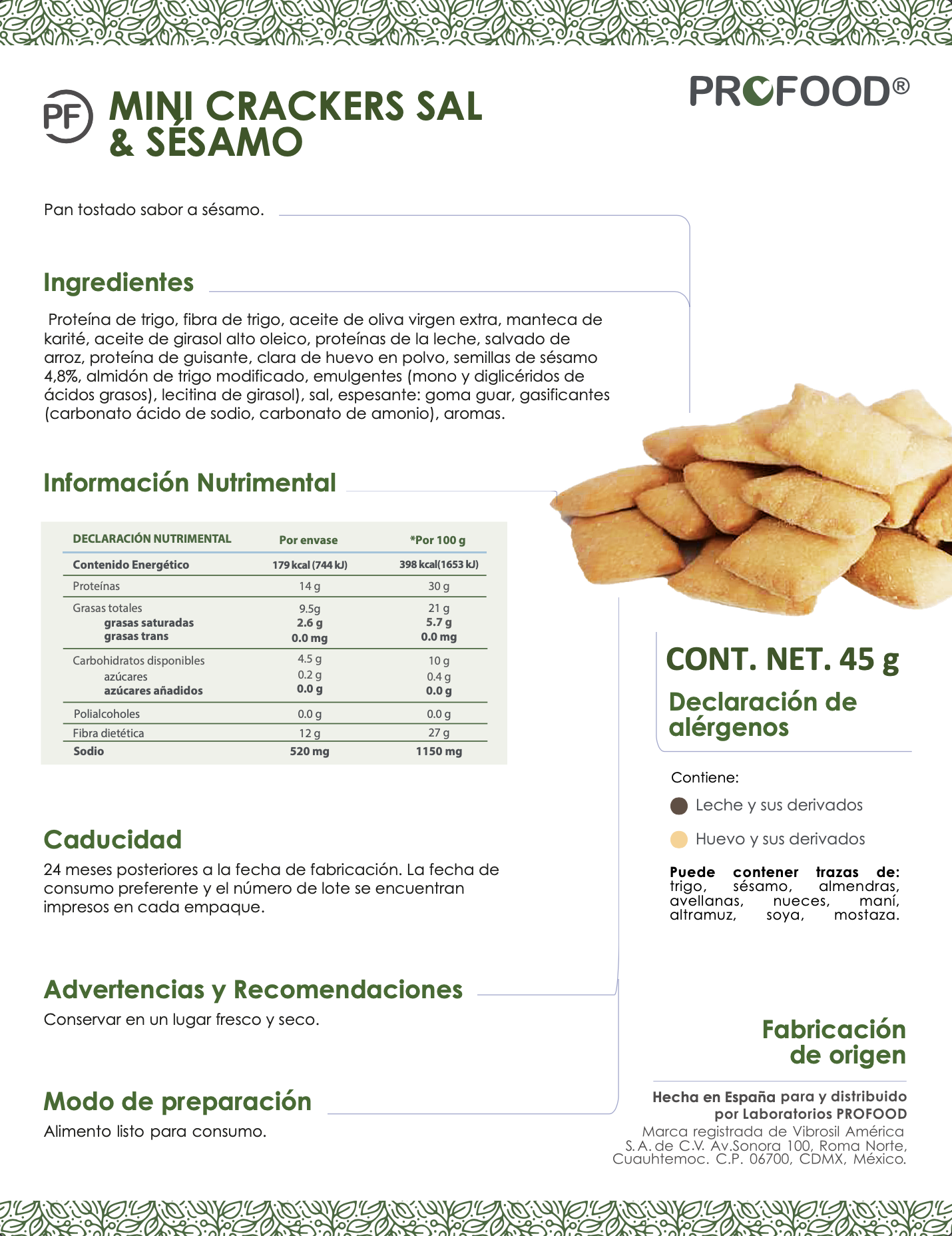 mini crackers