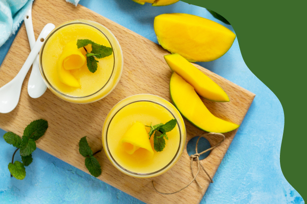 gelatina de mango
